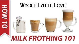 Milk Frothing for Beginners [upl. by Hess]