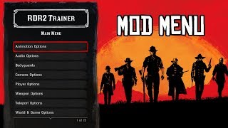 Red Dead Redemption 2  TrainerMod Menu by jedijosh920 v10 Release PC [upl. by Auberta]