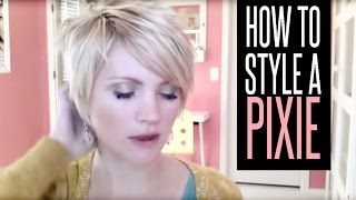 How to Style a Pixie Haircut [upl. by Woolson]