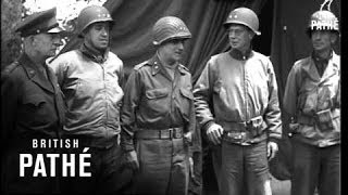 General Eisenhower In France  July 1944 1944 [upl. by Irama84]