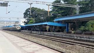 nidadavolu narsapur memu express arrival and departure at tanuku pf 1 [upl. by Ymrots791]