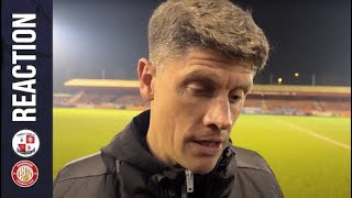 Alex Revells reaction  Crawley Town 31 Stevenage [upl. by Chickie84]