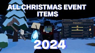 ALL ITEMS CHRISTMAS 2024  Roblox Westbound [upl. by Nairot]