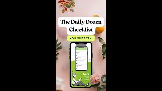 THE DAILY DOZEN CHECKLIST YOU MUST TRY [upl. by Nytsyrk]