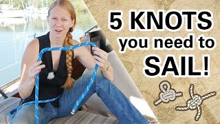 Learn 5 KNOTS for Sailing Capable Cruising Guides [upl. by Darelle820]