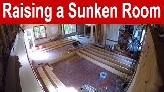 Raising a Sunken Room  Time Lapse [upl. by Analim408]