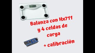 Balanza digital con arduino y calibración [upl. by Maillliw]