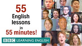 BOX SET 55 English lessons in 55 minutes Grammar amp Vocabulary Megaclass [upl. by Hatnamas692]