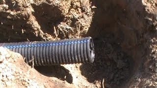 How To Install French Drain to Dry Well Discharge [upl. by Midis]