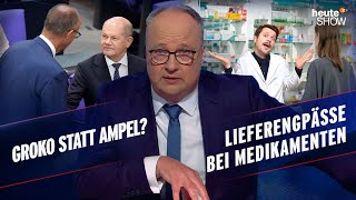 Deutschland im Herbst 2023 GrokoRevival und Medikamentenmangel  heuteshow vom 20102023 [upl. by Crescentia]