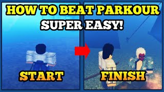 How to BEAT Parkour Course in DemonFall  How To Get Water Breathing  Roblox DemonFall [upl. by Ymmor697]