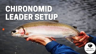 Chironomid Leader Setup in 3 minutes [upl. by Houser]