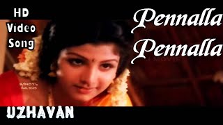 Pennalla Pennalla Oodhapoo  Uzhavan HD Video Song  HD Audio  PrabhuRambha  ARRahman [upl. by Meehahs]