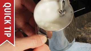 How to AutoFroth Milk for Lattes [upl. by Nigam]