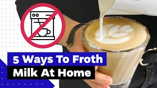 How To Froth Milk At Home Best Milk Frothers Review [upl. by Enneillij]