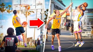 Hooping Like Lebron James In LA Challenge amp KOBE PULLED UP [upl. by Melanie625]