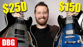 Cheap quot335quot Guitar Comparison  Monoprice vs Firefly [upl. by Kirenoj765]