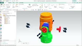 Unigraphics NX 10 assembly sequencing [upl. by Anica]