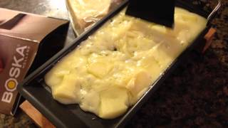 Melting Raclette for a Grilled Cheese Sandwich [upl. by Snevets]