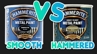 Hammerite smooth v hammered whats the difference [upl. by Wildee]