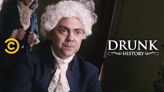 Drunk History  John Adams and Thomas Jefferson Had Beef [upl. by Saideman]