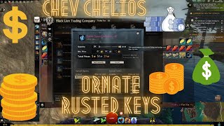 GW2 All Locations of Sunken Treasure How to use Ornate Rusted Keys [upl. by Tterrab]