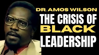 Dr Amos Wilson  The Crisis of Black Leadership dramoswilson [upl. by Sharline]