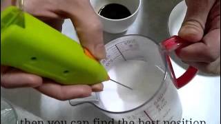 How To Make Latte Art with Mini Milk Frother [upl. by Akeem247]