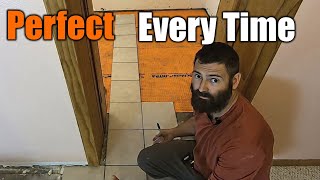 How To Layout Tile So That Its Perfect Every Time  THE HANDYMAN [upl. by Yerocal82]