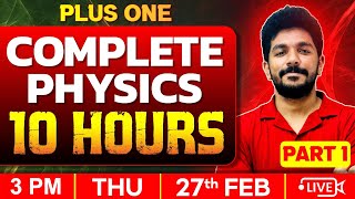 Plus One Physics Public Exam  Physics Chapters 17 Revision  10 Hours  Exam Winner [upl. by Attelrahs]