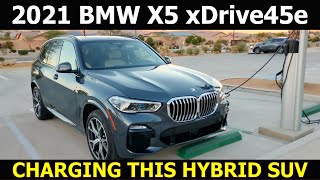 CHARGING THE PLUGIN HYBRID BMW X5 xDrive45e [upl. by Malcom]