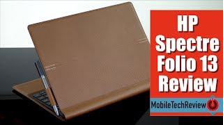 HP Spectre Folio 13 Review  Leather 2in1 Laptop [upl. by Aleira]