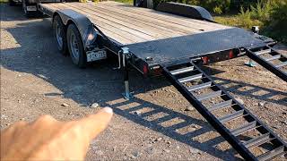 Trailer Project Part 4 trailer jacks [upl. by Jock]