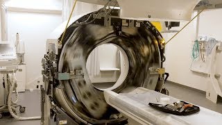 Radiographer Films Inside of a CT scanner spinning at full speed [upl. by Harpp]