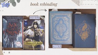 paperback to antique hardcover  book rebinding [upl. by Yevi]