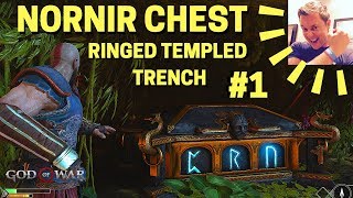 God of War Nornir Alfheim Chest in the Ringed Temple Trench Alfheim [upl. by Mischa]