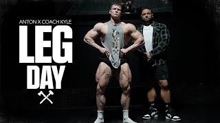 Leg Training Explained  Anton Swl amp Coach Kyle [upl. by Labina]