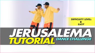 Jerusalema Dance Tutorial  Step by step [upl. by Ahsitak468]