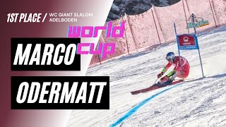 Marco Odermatt WC GS Adelboden 11225 [upl. by Koss328]