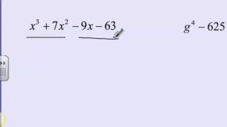 Algebra 2  Factoring Polynomials [upl. by Zere281]