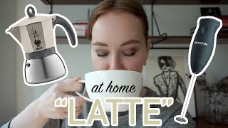 HOW TO MAKE A quotLATTEquot AT HOME moka pot  frother [upl. by Schurman408]