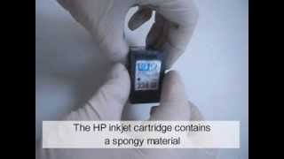 HP Black Inkjet Cartridges Refill Instructions [upl. by Warden]