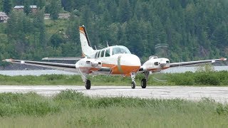 Beechcraft 58 Baron Takeoff [upl. by Berkman]