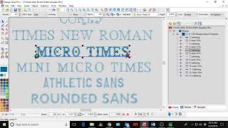 DesignShop V10  Small Lettering [upl. by Latt566]