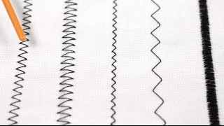 How To Sew a Zig Zag Stitch Tutorial [upl. by Tortosa]