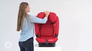 MaxiCosi  Titan Pro Car seat  How to adjust the seat from group 1 to group 23 [upl. by Gauntlett]