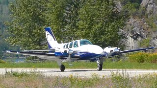 Beechcraft 58 Baron Takeoff [upl. by Melda]