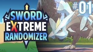 EXTREME ALREADY  Pokemon Sword EXTREME Randomizer Episode 1 [upl. by Asoral]