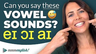 Pronunciation Practice 👄 Difficult Vowel Sounds DIPHTHONGS [upl. by Nrojb]