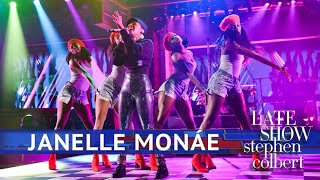 Janelle Monae Performs Make Me Feel [upl. by Annaeg]